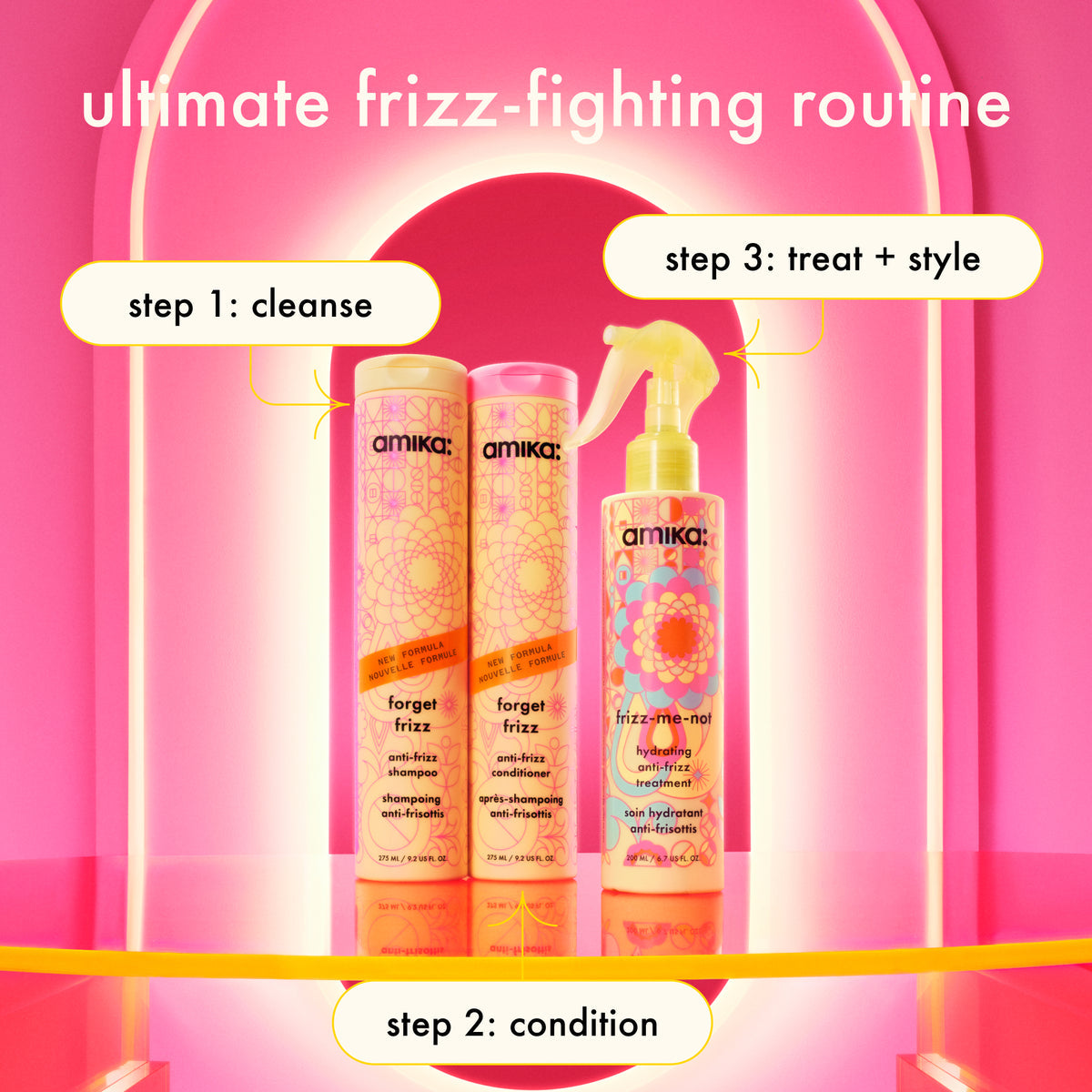 Amika forget frizz- anti frizz shampoo