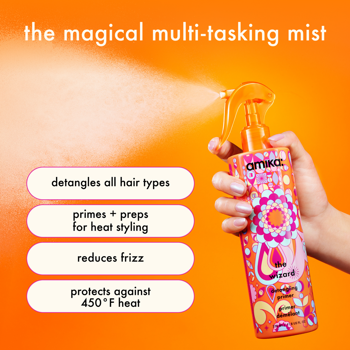 Amika The Wizard detangling primer