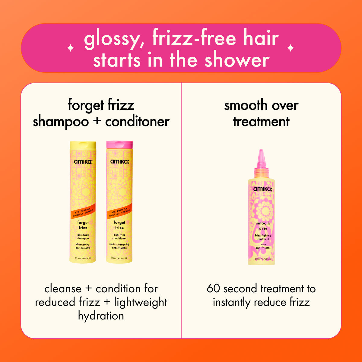 Amika forget frizz- anti frizz conditioner