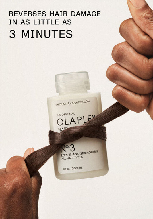 Olaplex repairs and strengthens all hair types in 3 minutes! 