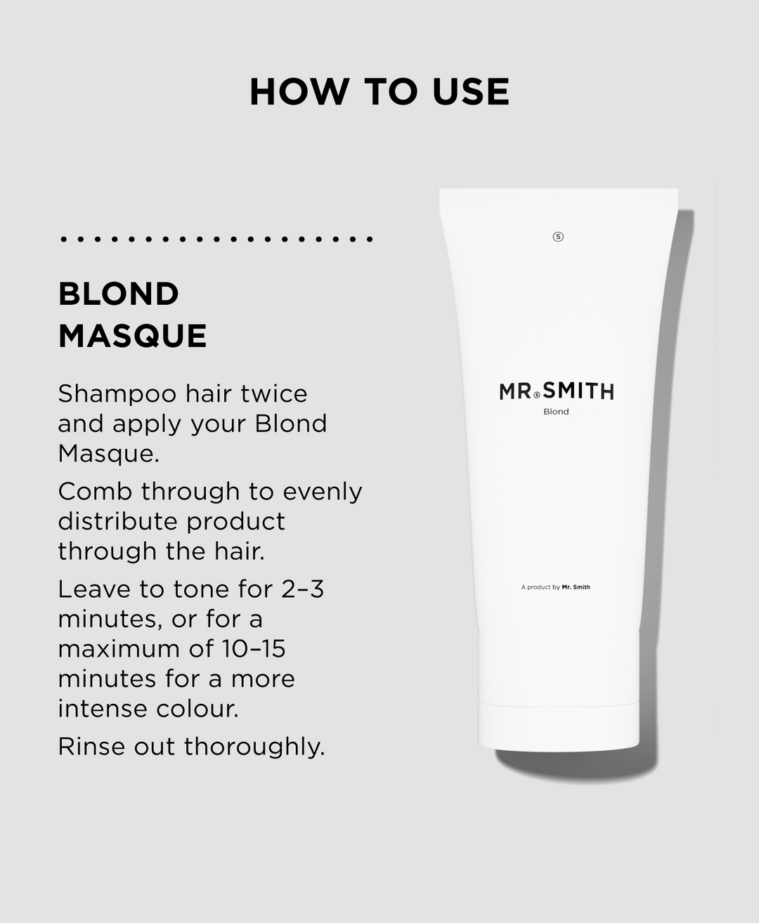 Mr Smith Blond Masque