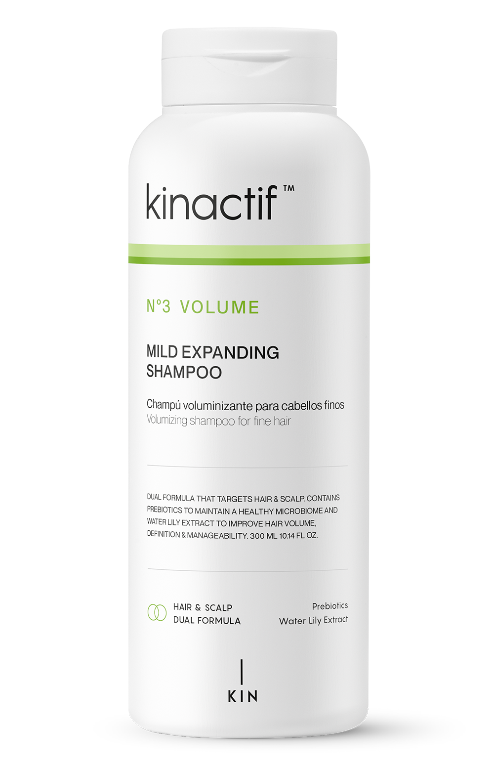 Kinactif Vegan volumizing shampoo for fine limp hair - SB beauty collective