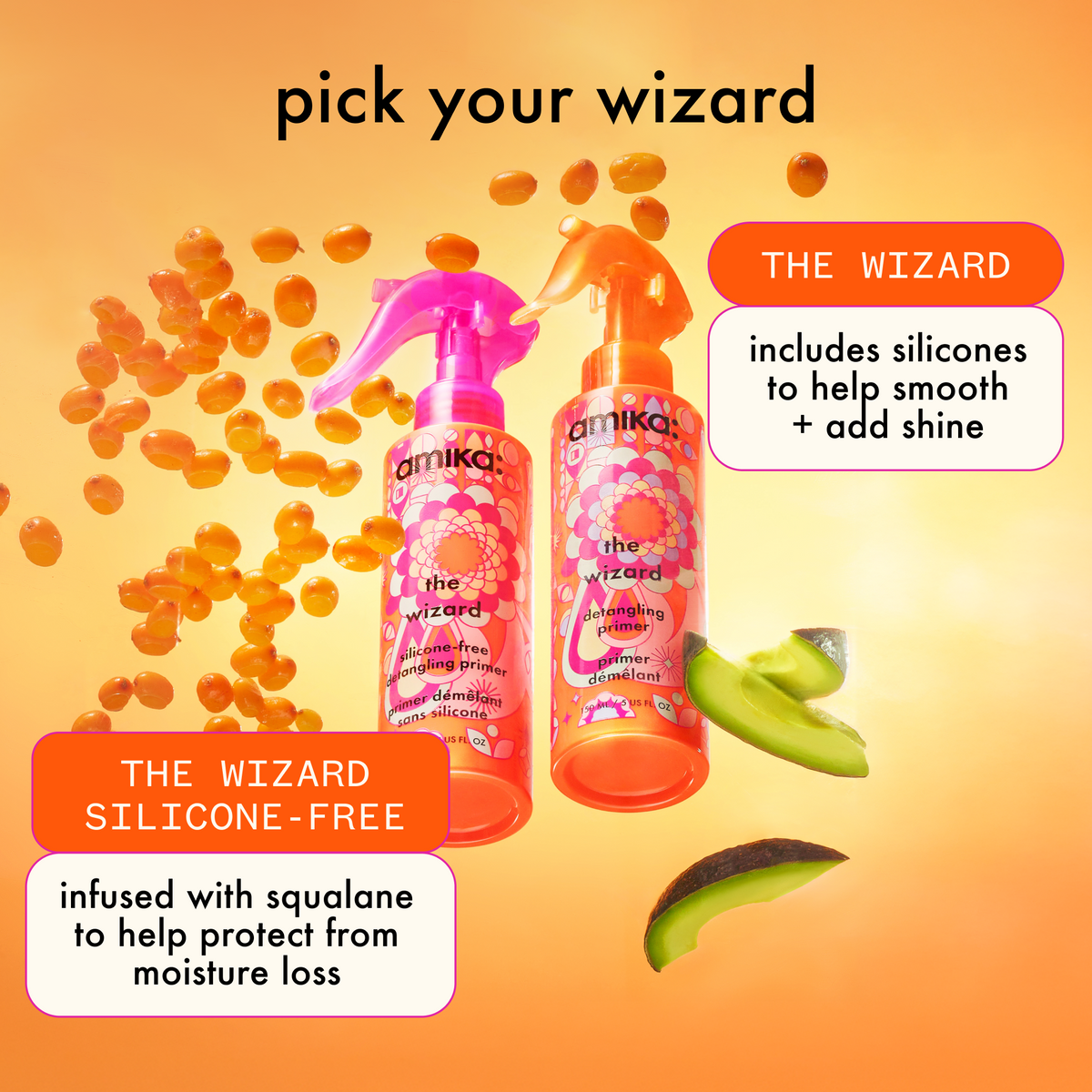 Amika The Wizard detangling primer